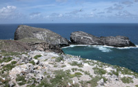 Beautiful Bay Off Necker Island of hawaii